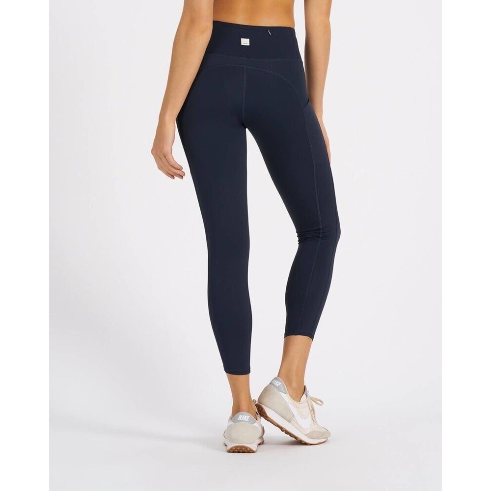 Vuori Women Ink Stride Performance Leggings 7/8 Length Stretch Side Pockets Sz S - Picture 5 of 11